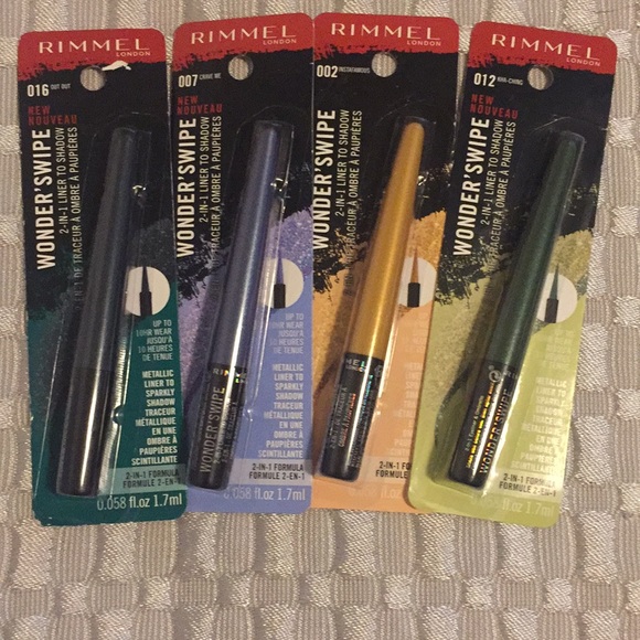 RIMMEL 2-1 LINNER TO SHADOW WONDER’ SWIPE  BUNDLE - Picture 8 of 8